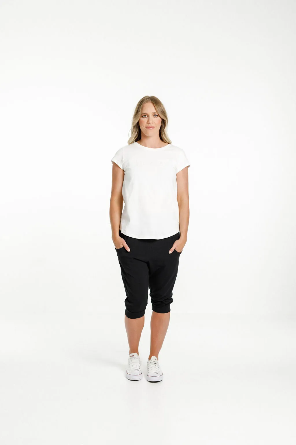 3/4 Apartment Pants - BLACK X