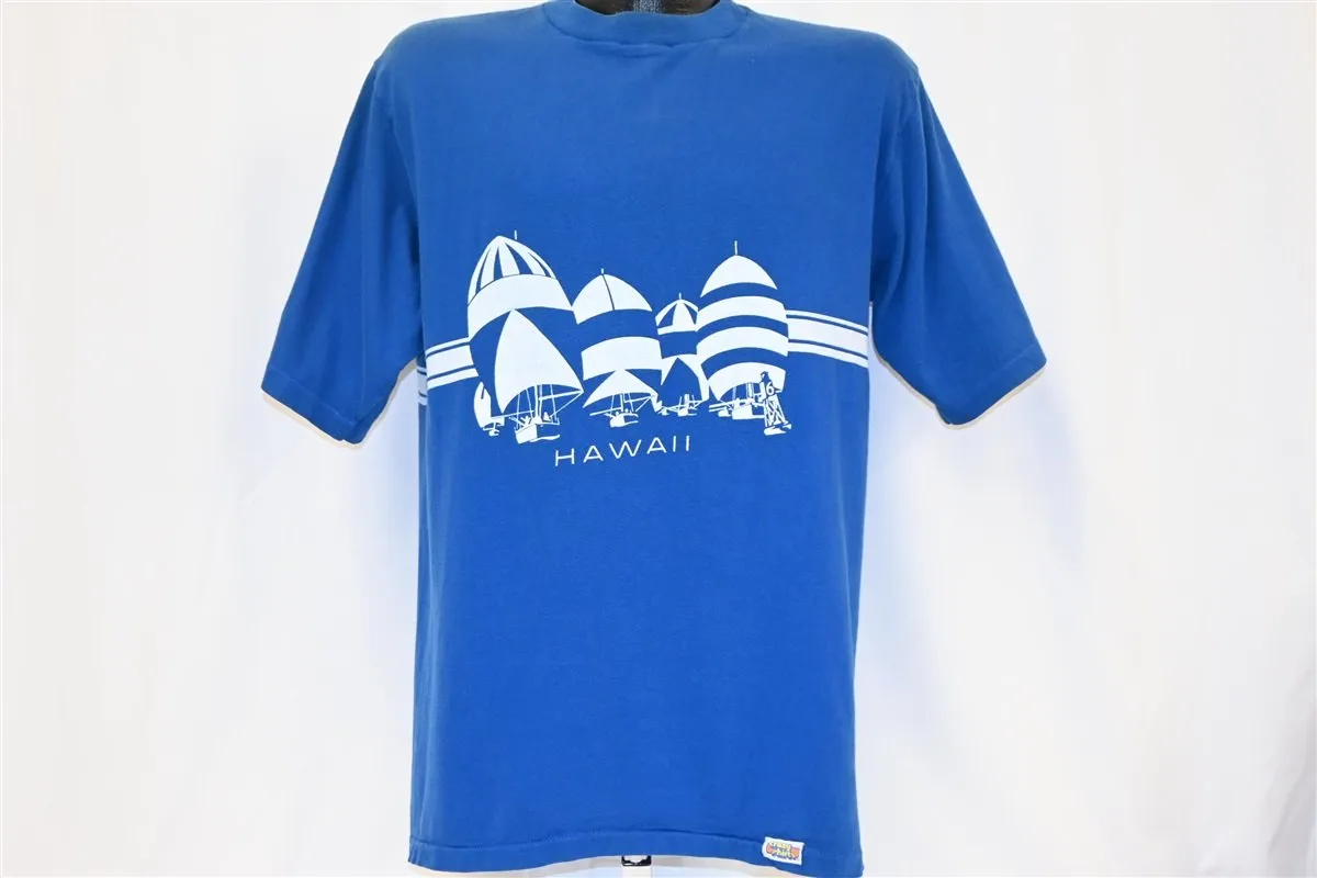 80s Hawaii Sailboat Crazy Shirts Sailing Vacation t-shirt Large