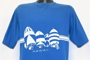 80s Hawaii Sailboat Crazy Shirts Sailing Vacation t-shirt Large