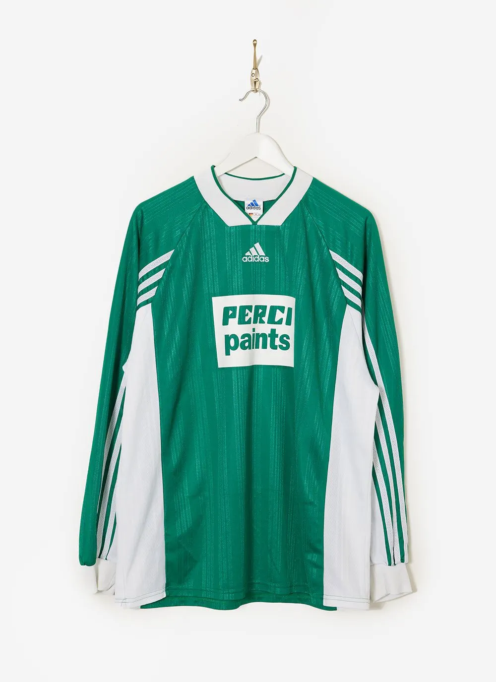 90s Adidas Shirt #48 | Percival x Classic Football Shirts | Green