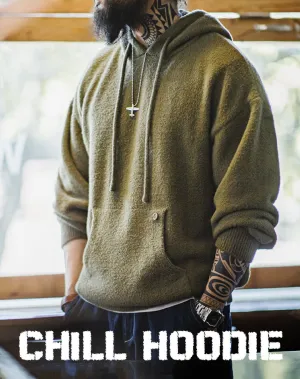 American Casual Double-Sided Imitation Mink Fleece Warm Men's Sweater