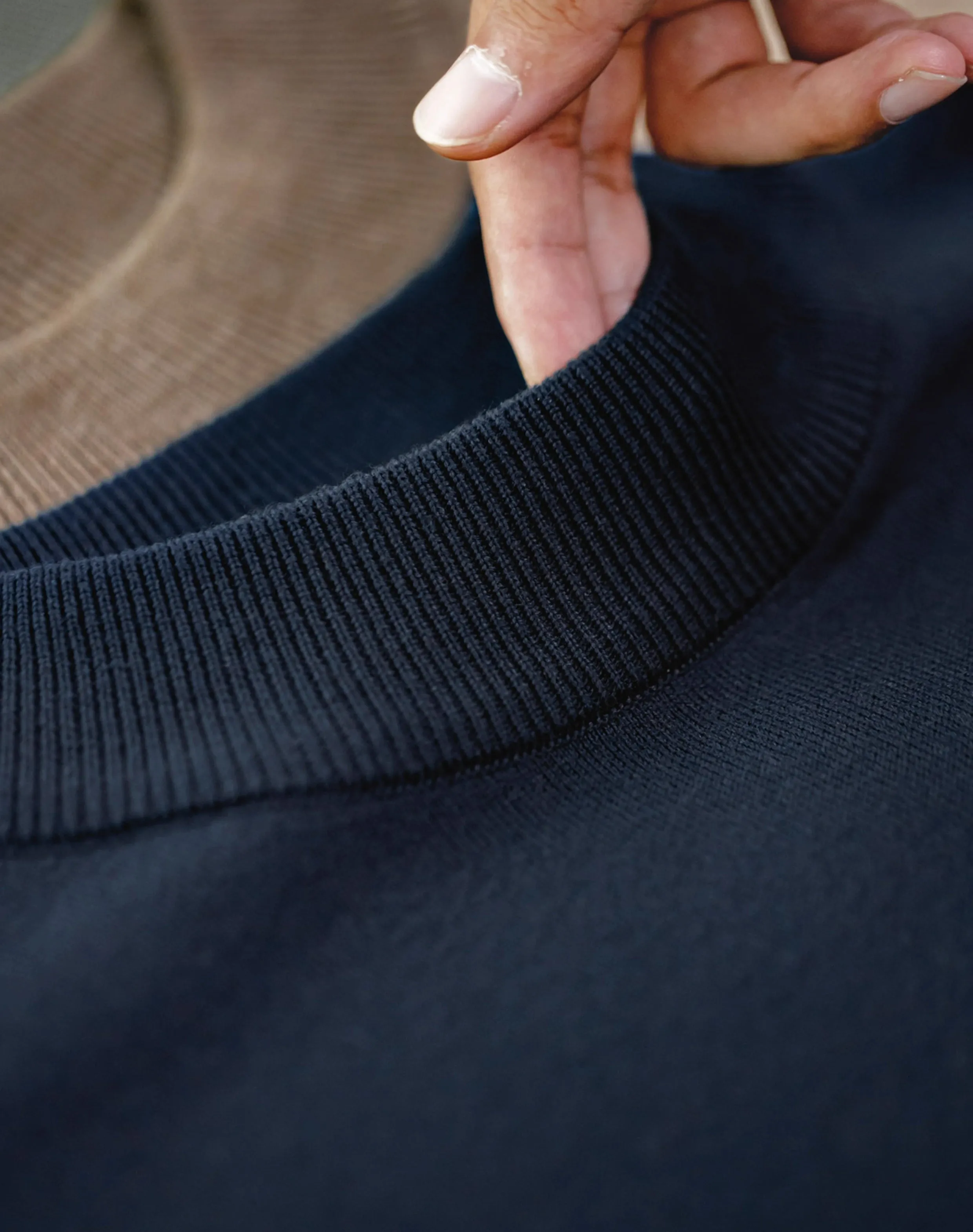 American Casual Half Turtleneck Pullover Warm Knitted Men's Sweater