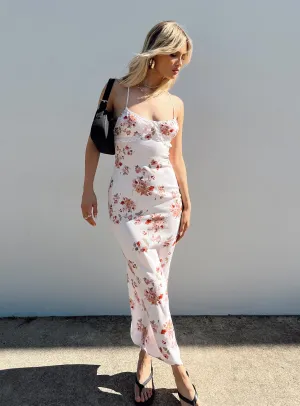 Amos Maxi Dress Pink Multi