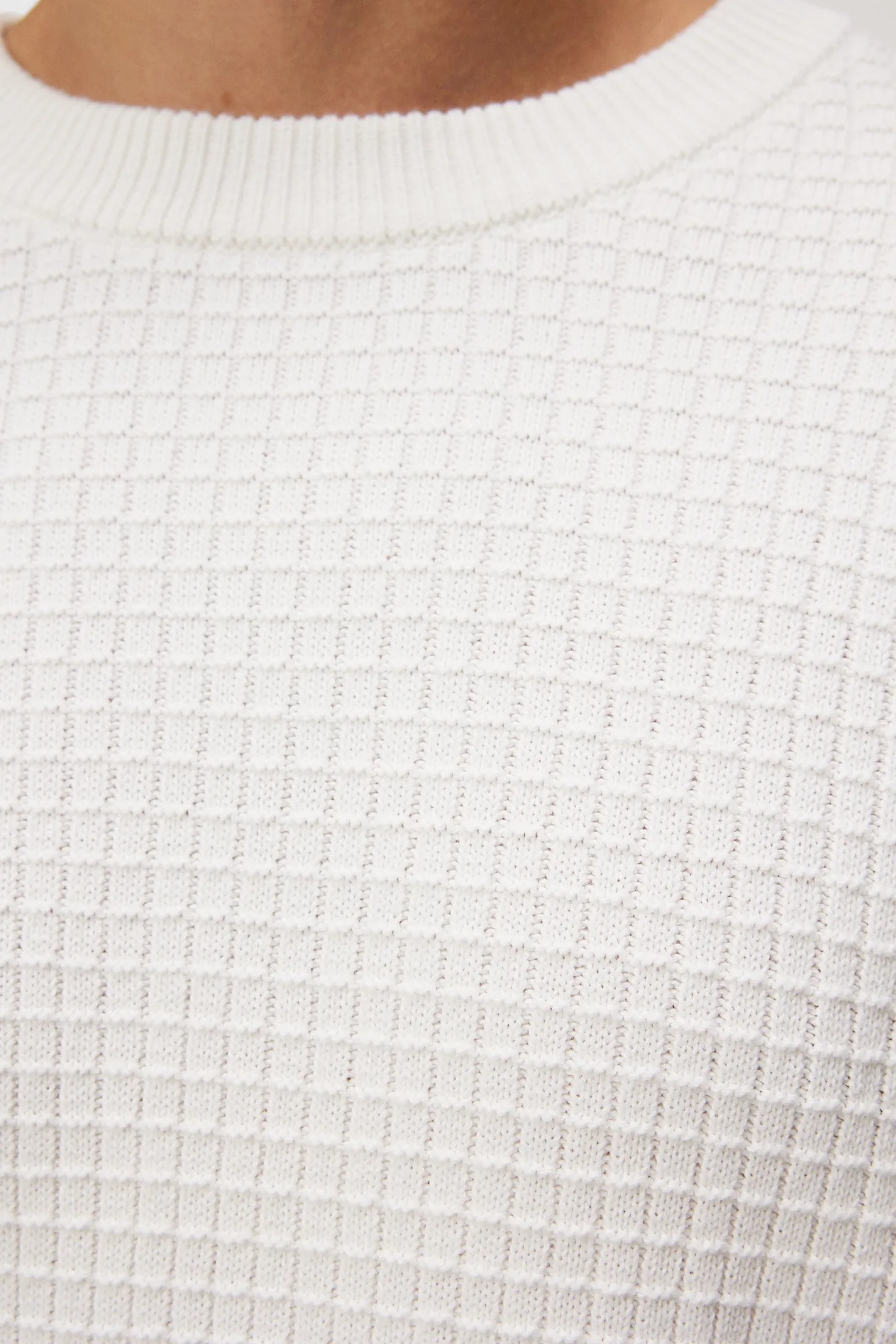 Archer Structure Sweater / Cloud White