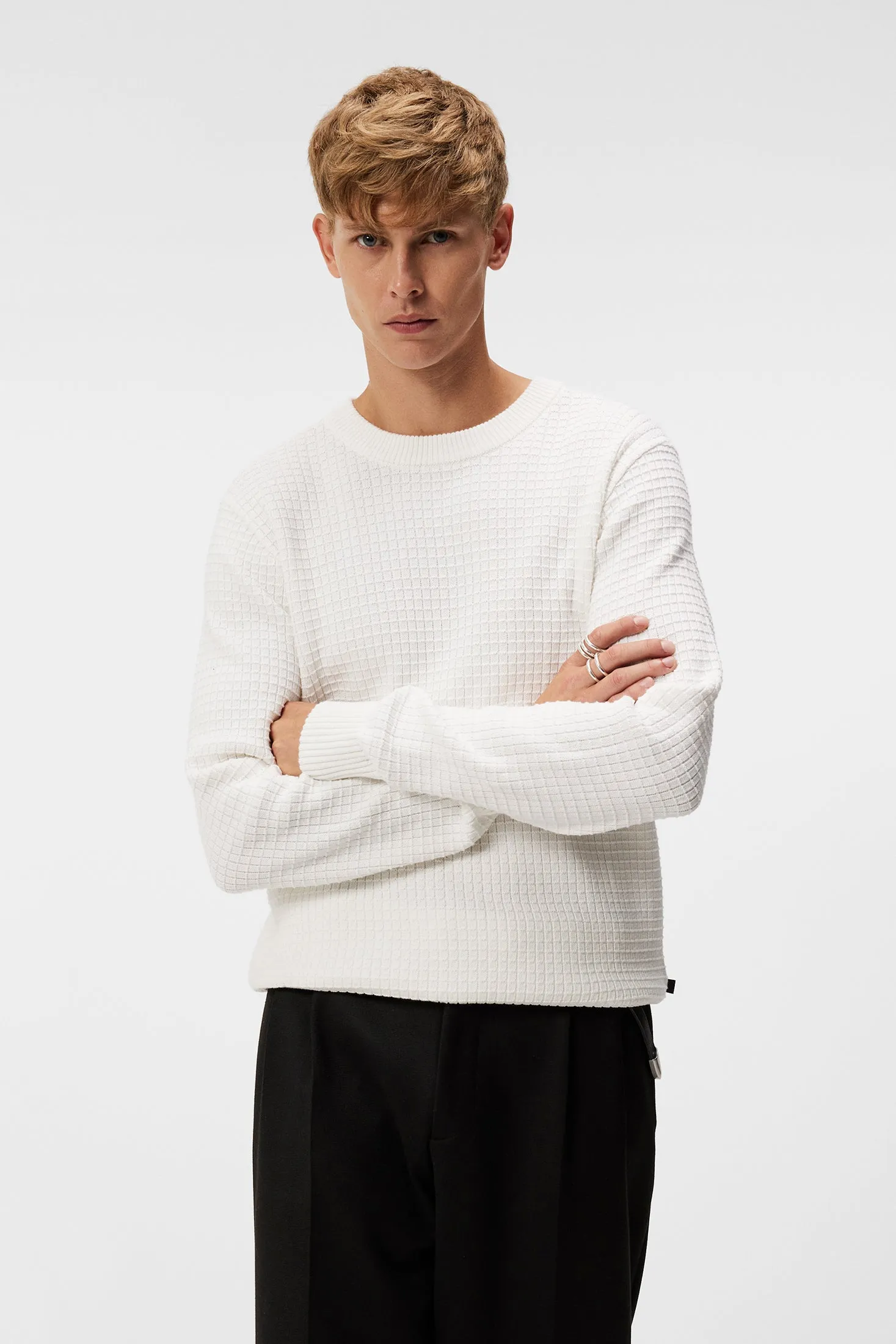 Archer Structure Sweater / Cloud White