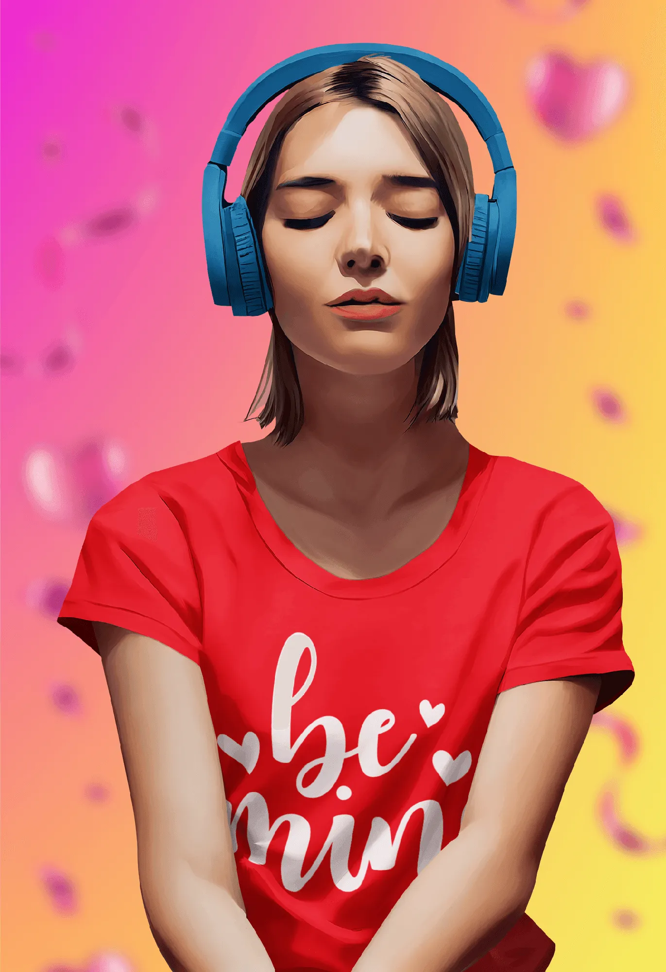 BE MINE-HEART T-shirt