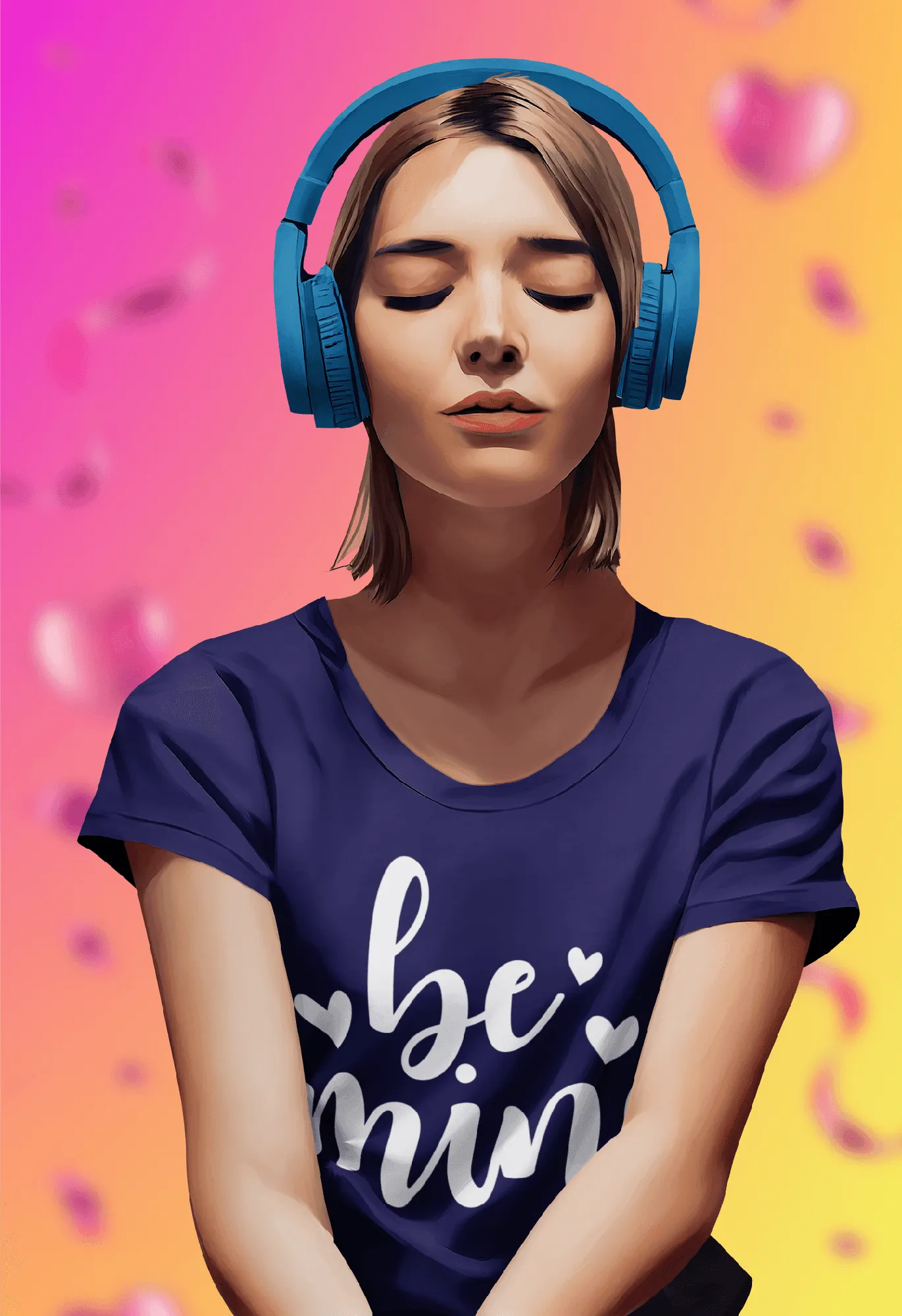 BE MINE-HEART T-shirt