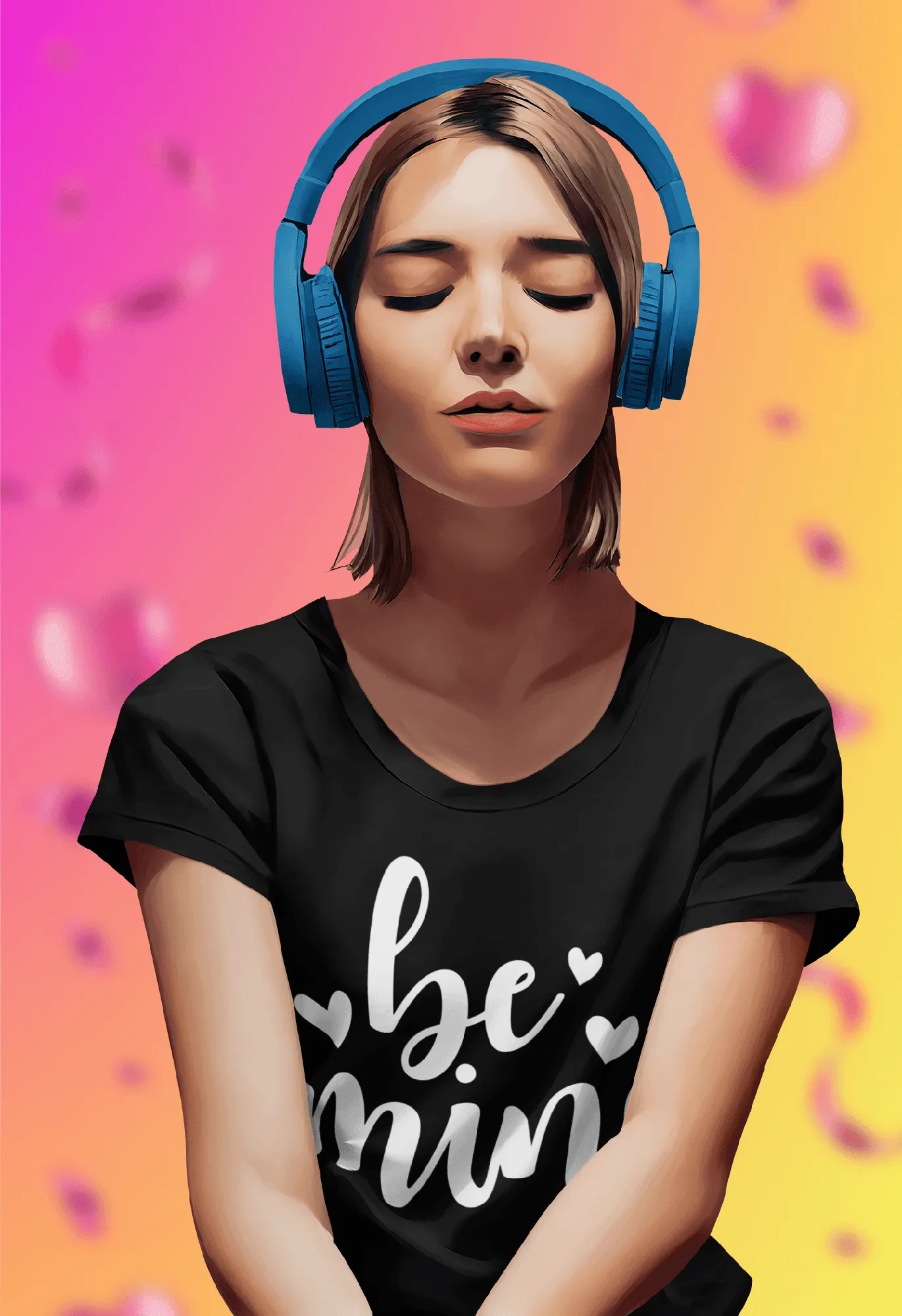 BE MINE-HEART T-shirt
