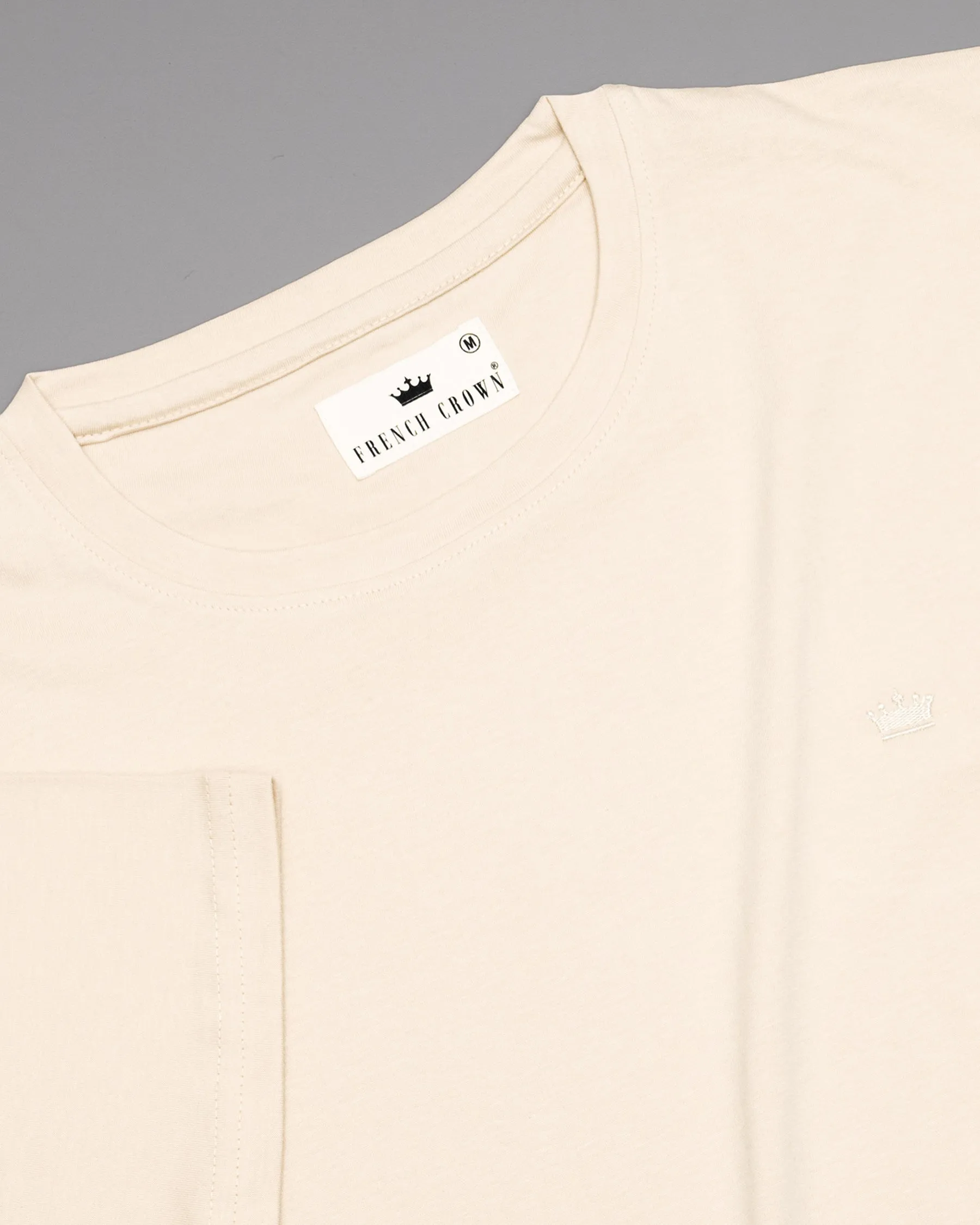 Beige Super Soft Premium Organic Cotton T-shirt