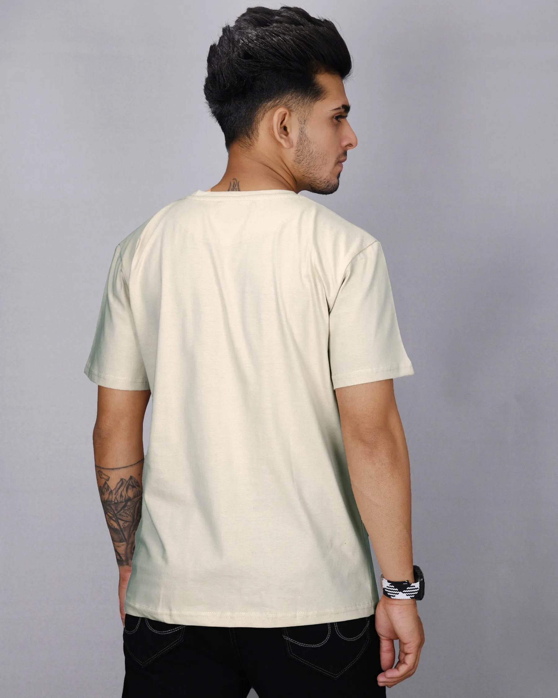 Beige Super Soft Premium Organic Cotton T-shirt