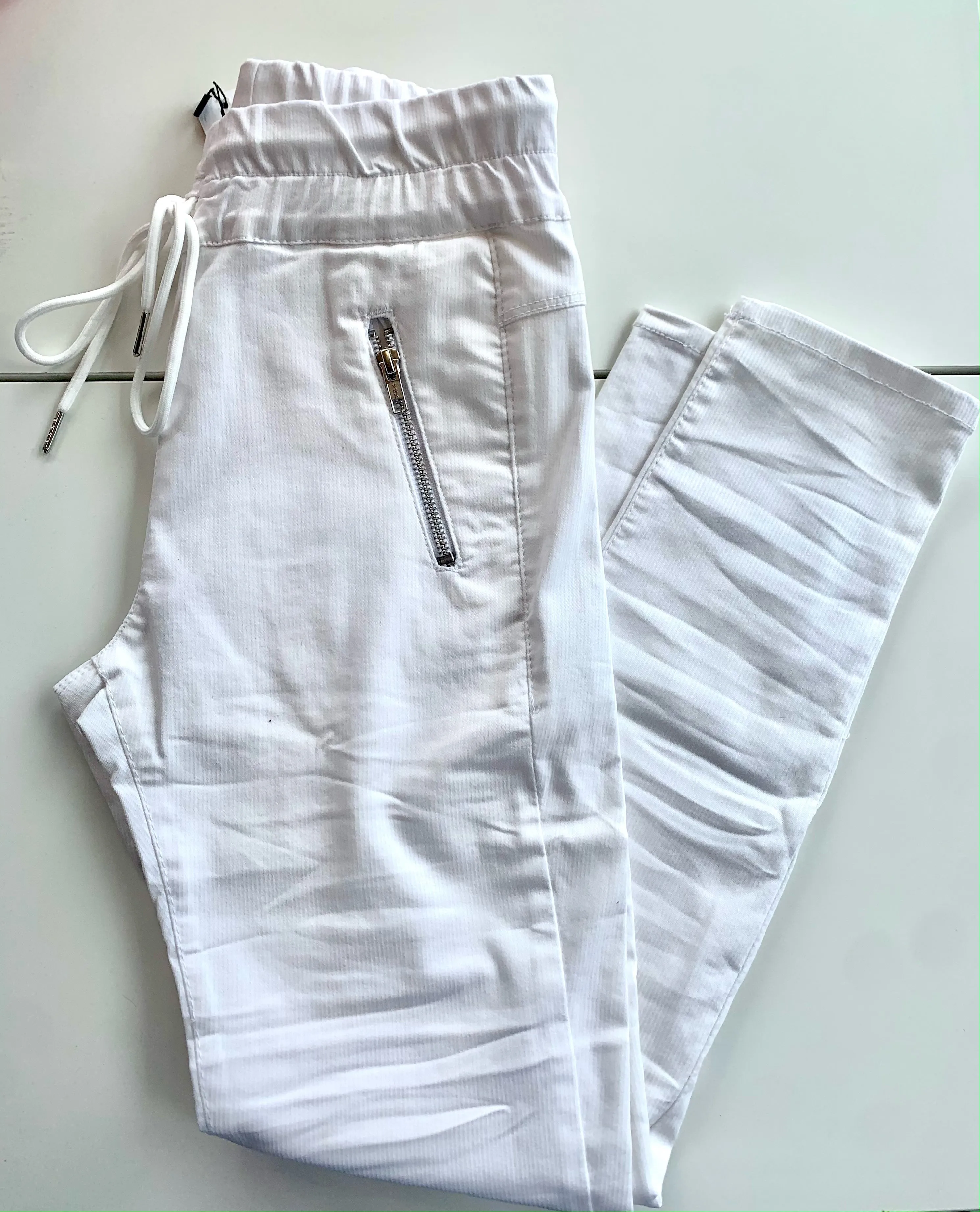 Bevy Flog Noam White Stripe Pant
