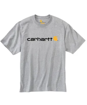 Carhartt K195 Signature Logo T-Shirt - Heather Gray