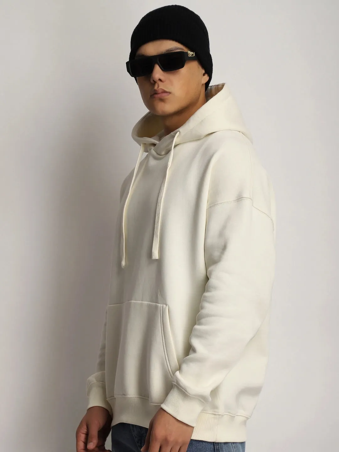 Cavendish Comfort Off White Oversized Hoodie
