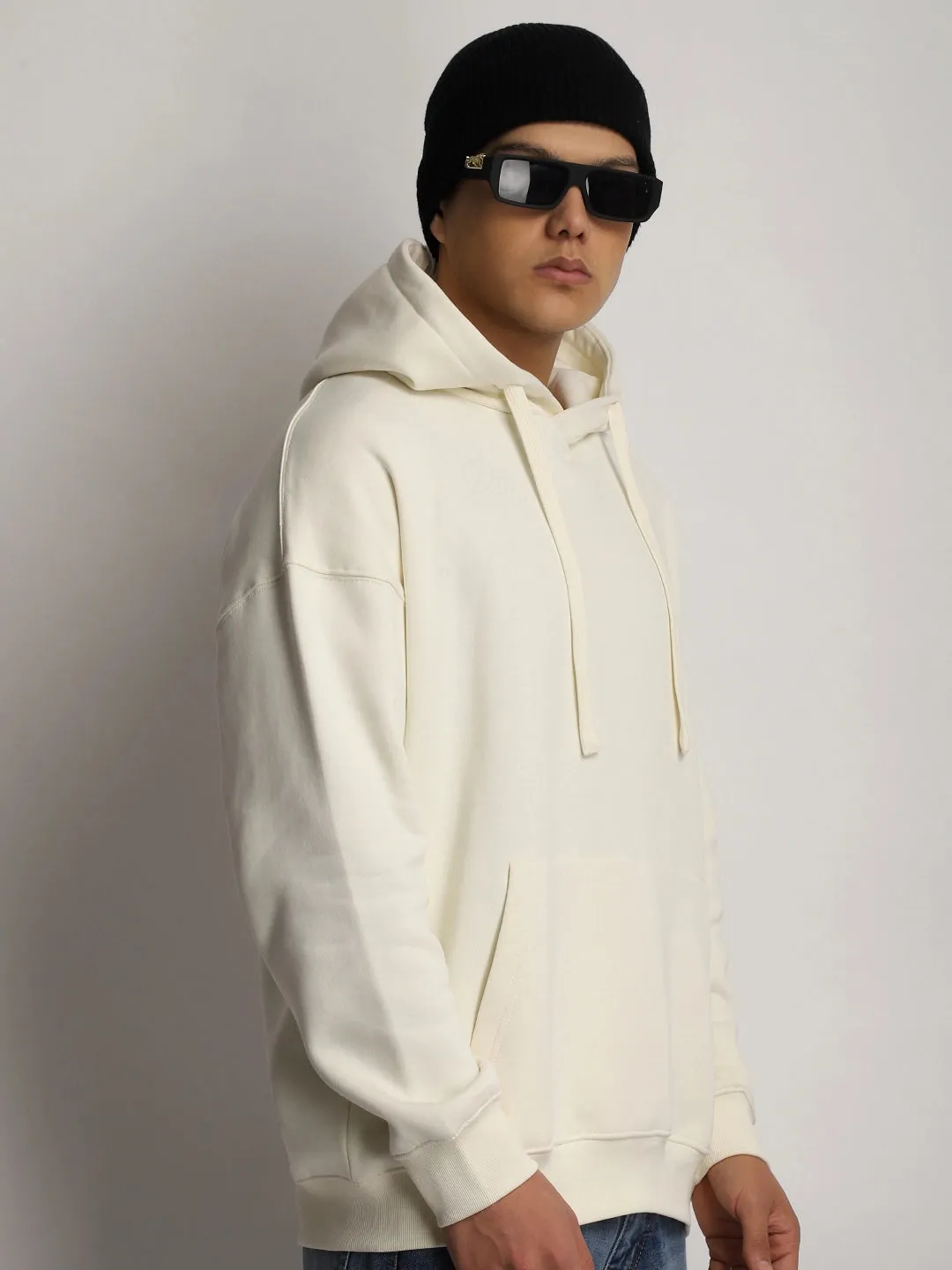 Cavendish Comfort Off White Oversized Hoodie