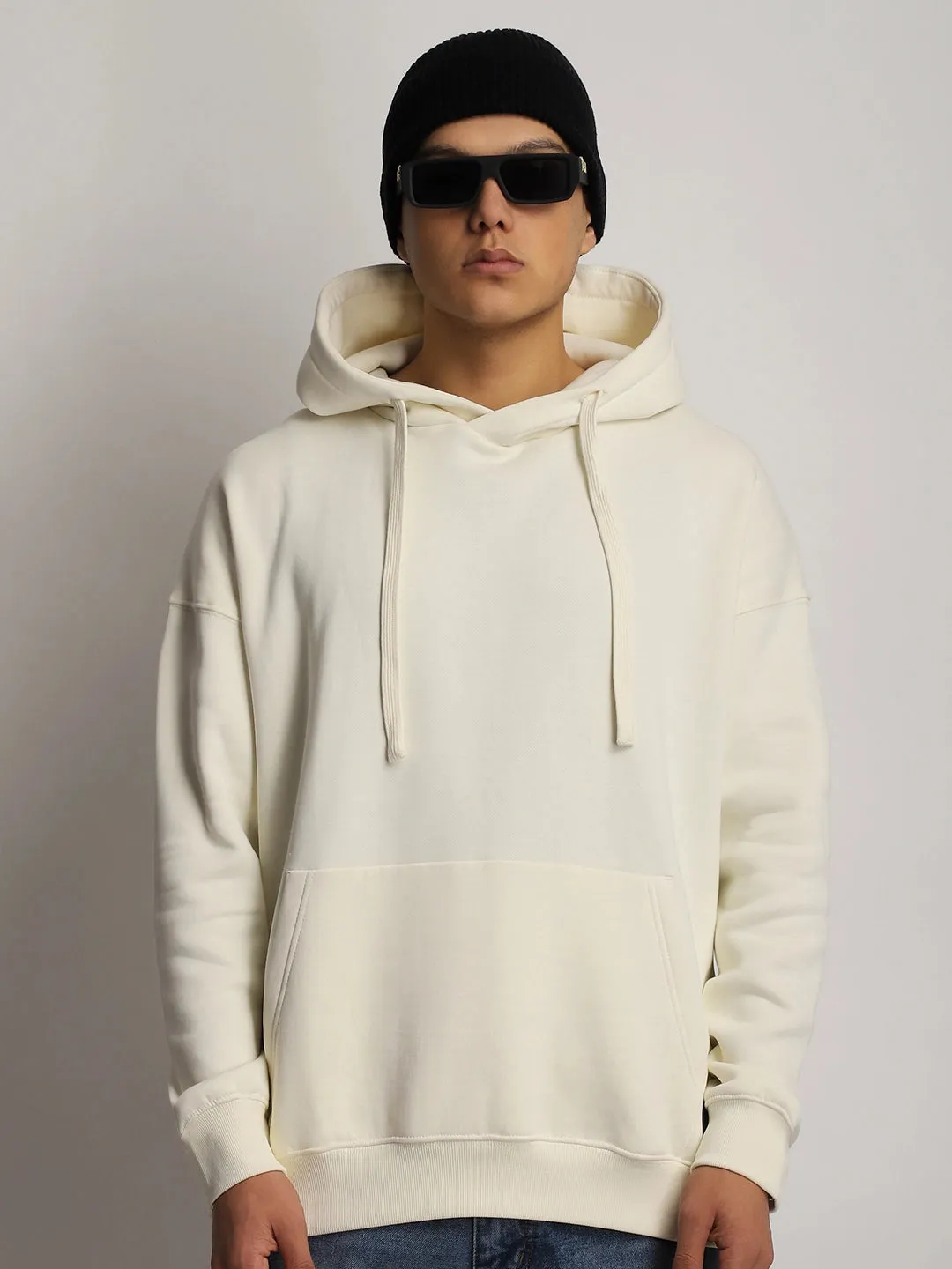 Cavendish Comfort Off White Oversized Hoodie