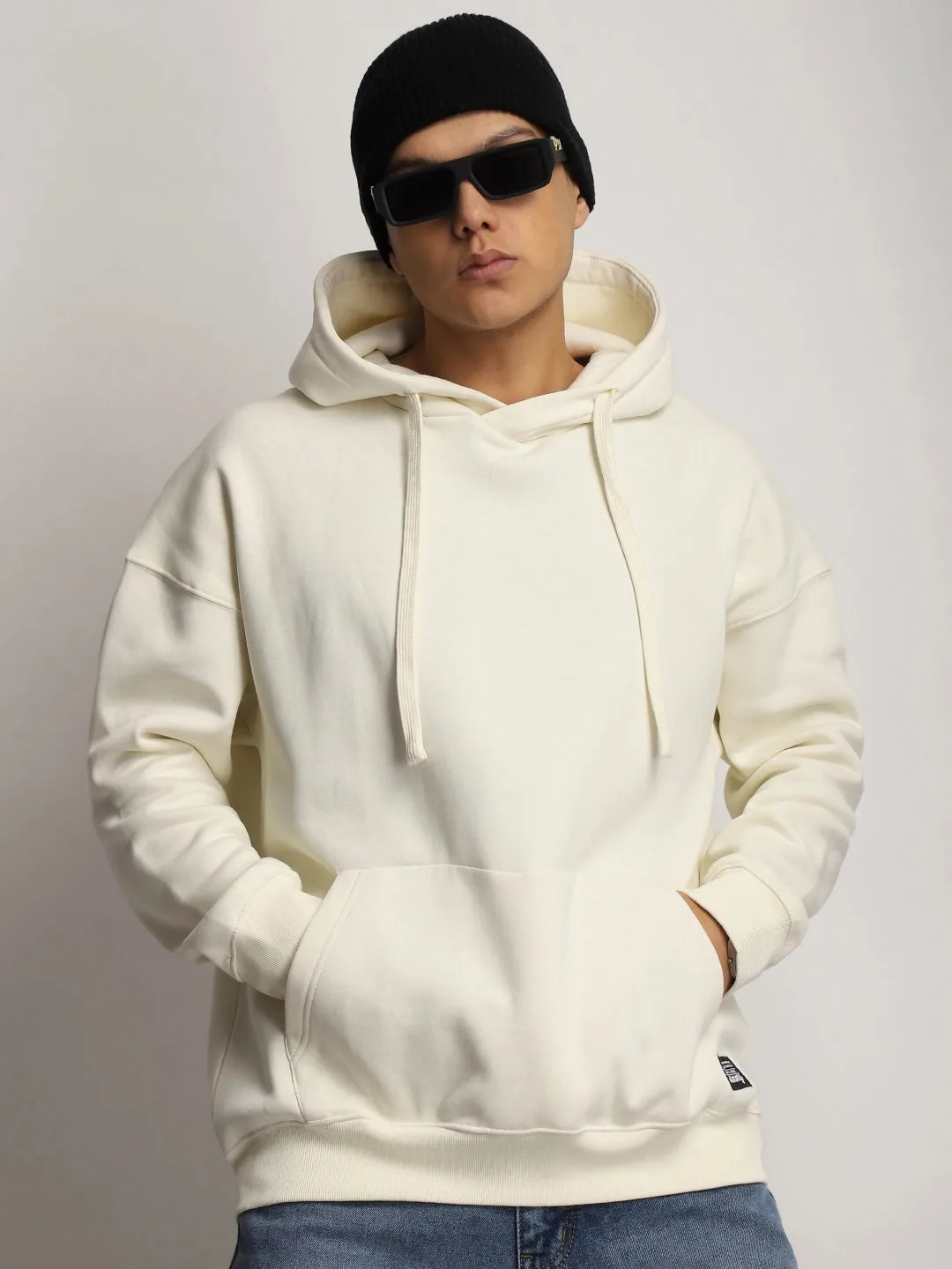 Cavendish Comfort Off White Oversized Hoodie