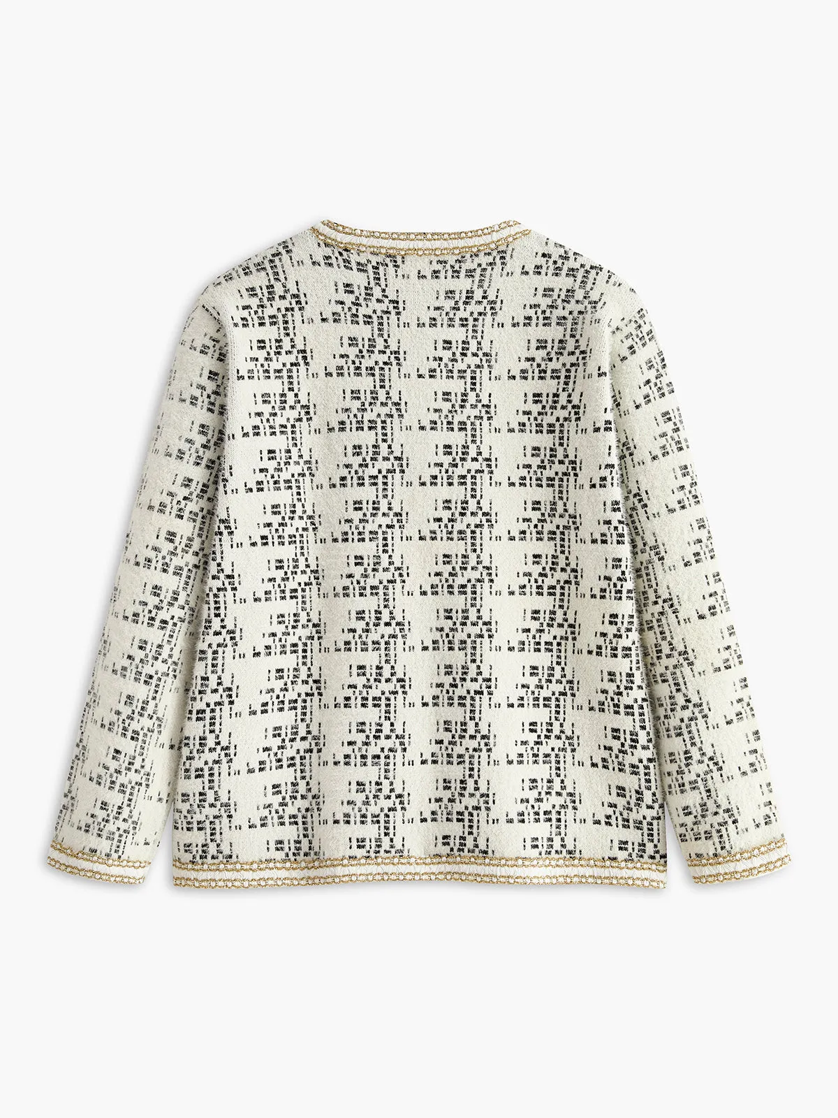 Chicmy-Winter Outfits Christmas Thanksgiving Gift New Year's Eve Outfits Streetwear Fashion Elegant Pearl Button Knit Outerwear