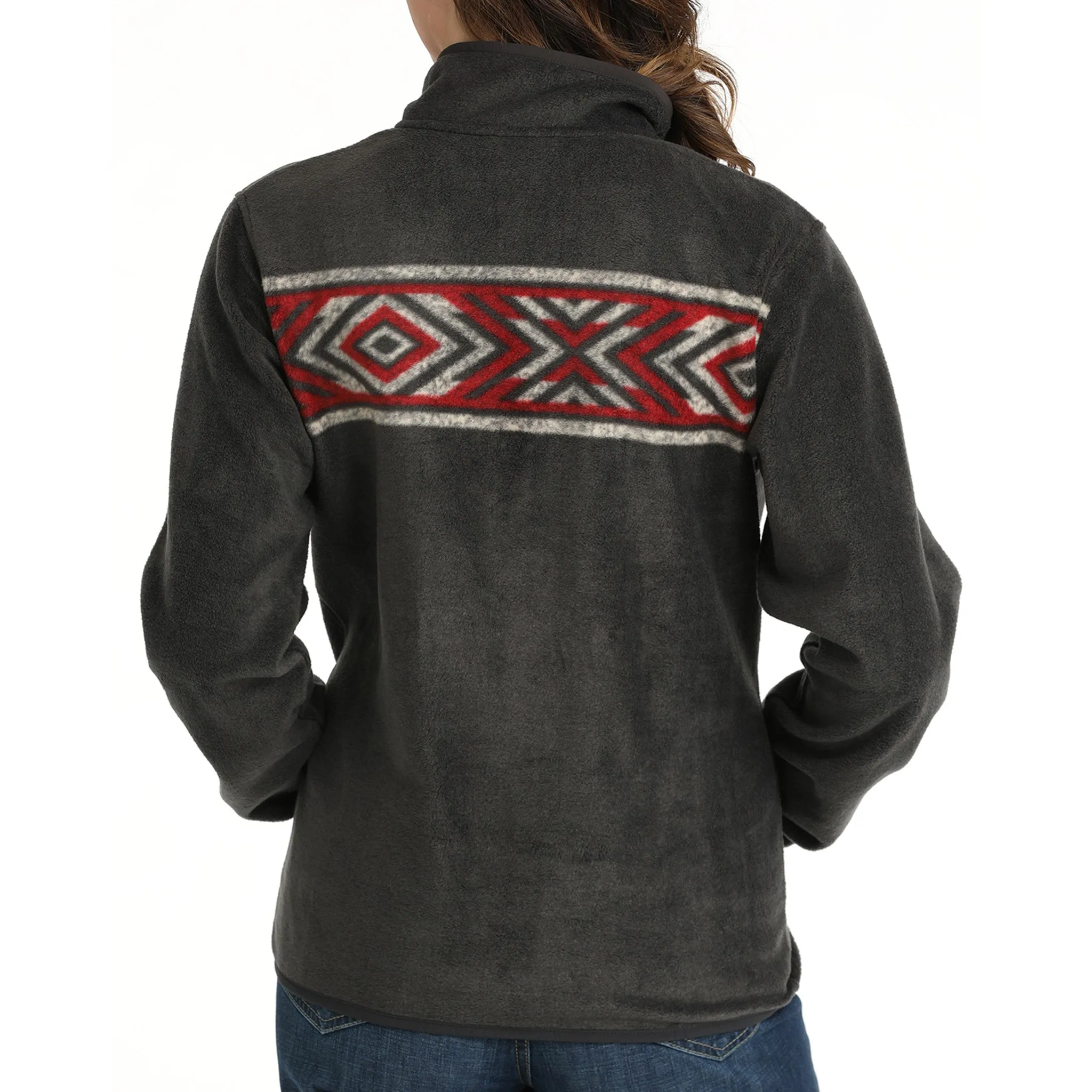 Cinch Women's Charcoal Fleece Pullover