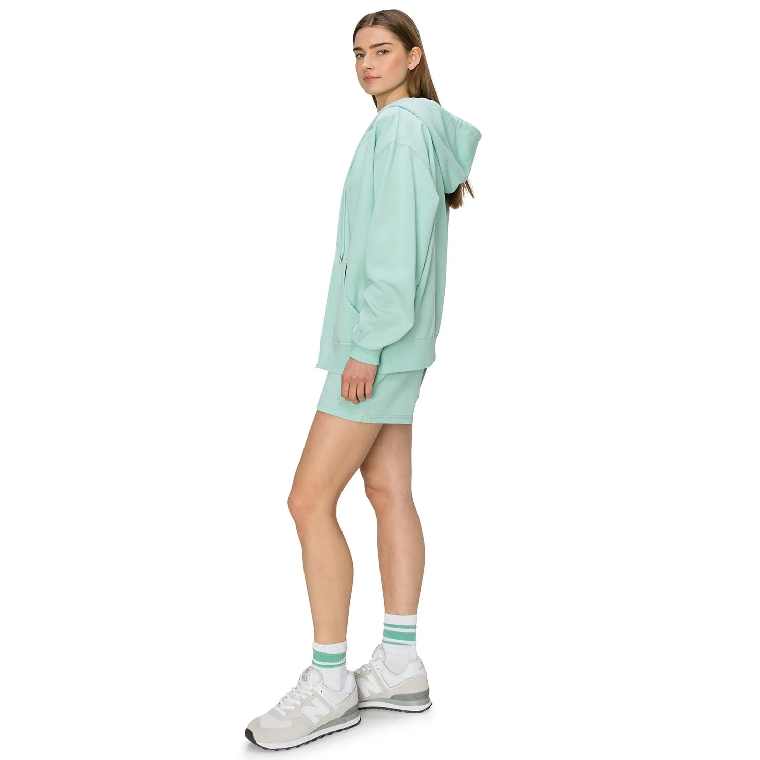 Cloud Fleece Zip Up Hoodie - Adriatic Blue