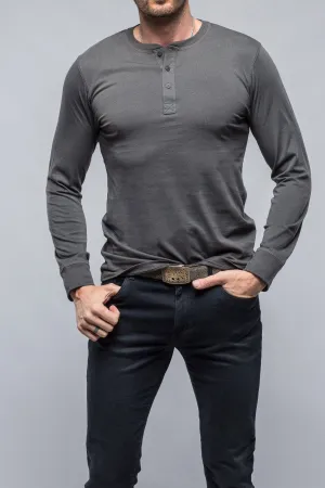 Coronado Cotton LS Henley in Grey