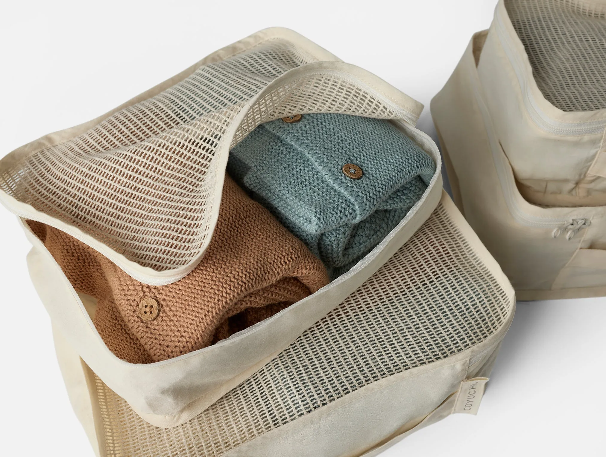 Coyuchi Conserve Organic Packing Cube Set