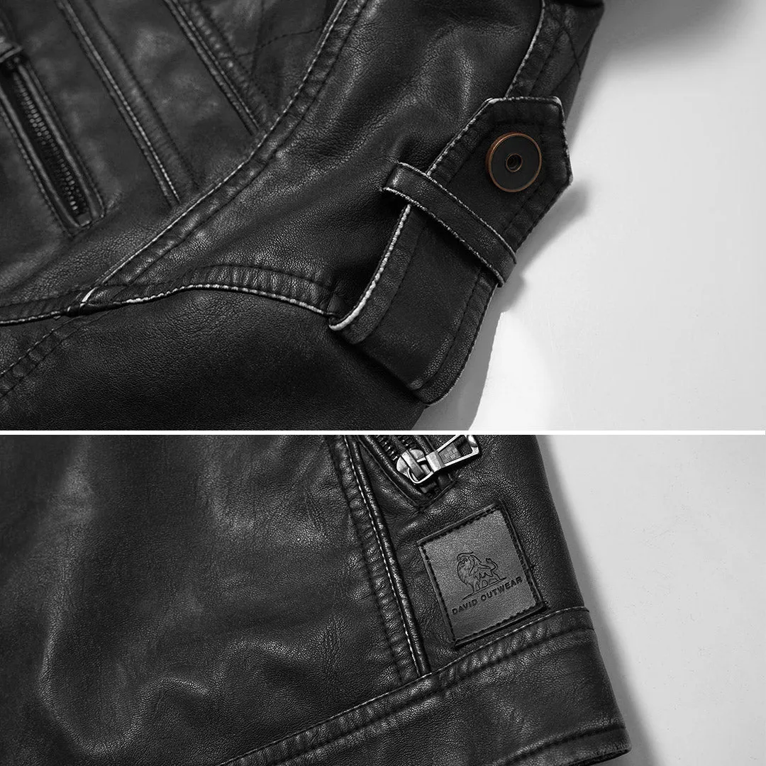 Edward | Engineered Leather Jacket