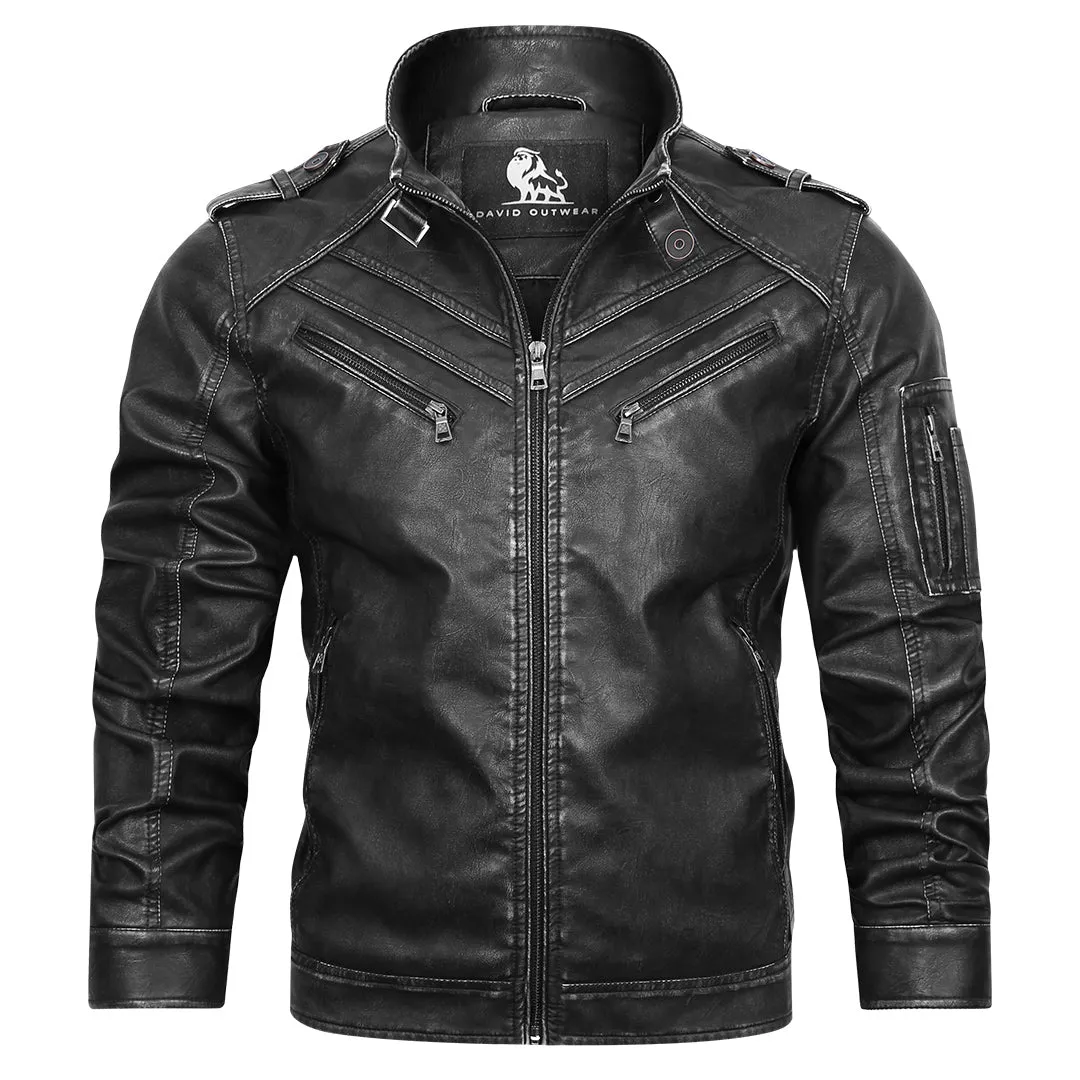 Edward | Engineered Leather Jacket
