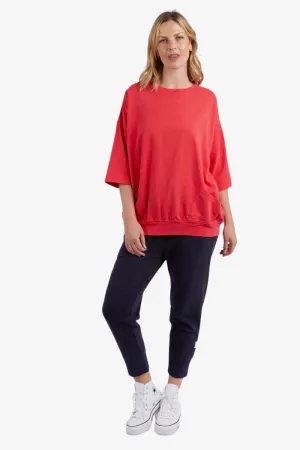 Elm - Fundamental Mazie Sweat - Bittersweet Red
