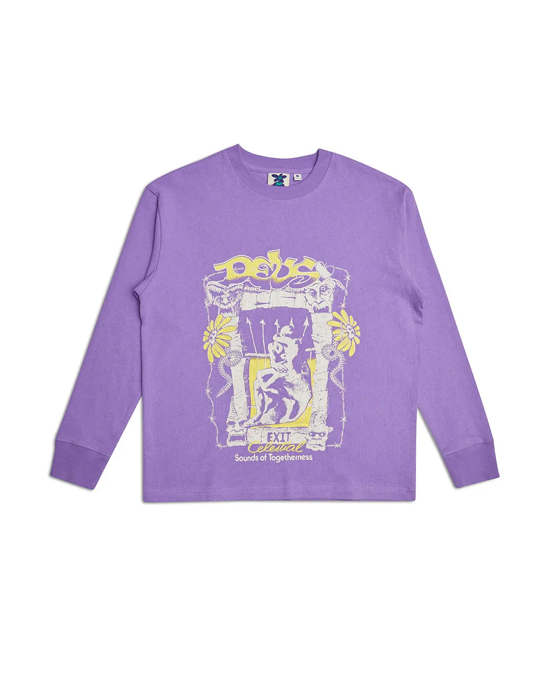 Embrace Long Sleeve Tee - Bougainvillea