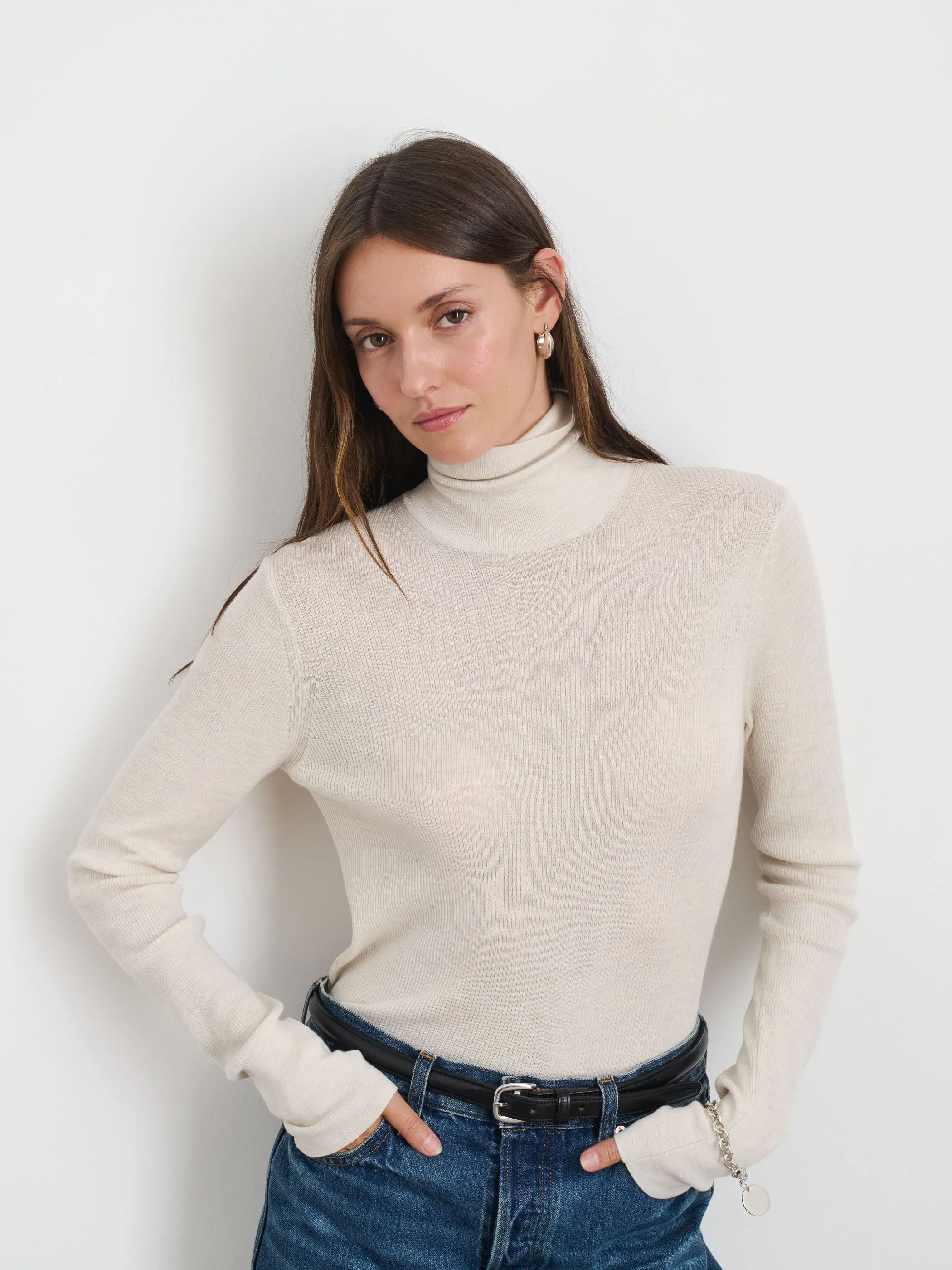 Emmaline Turtleneck in Merino Wool