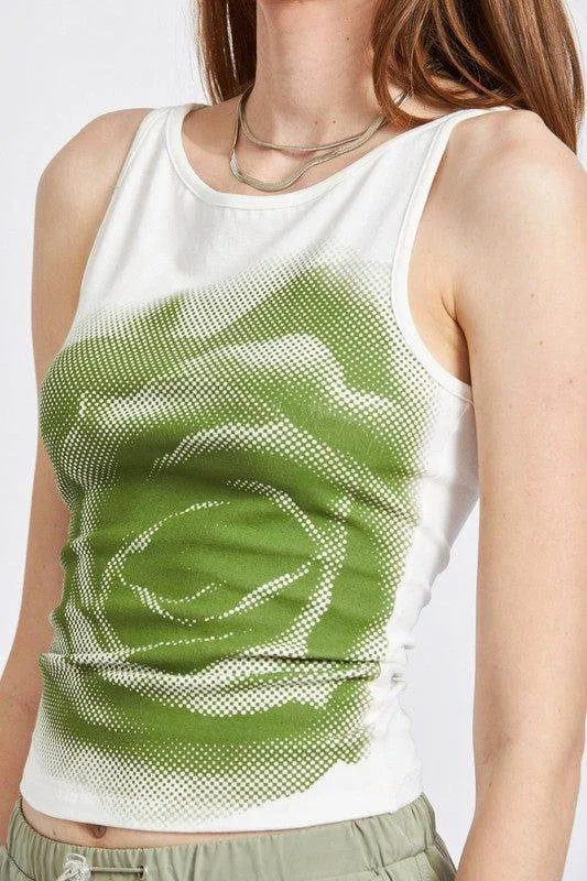 Emory Park | Screen Print Boat Neck Tank Top