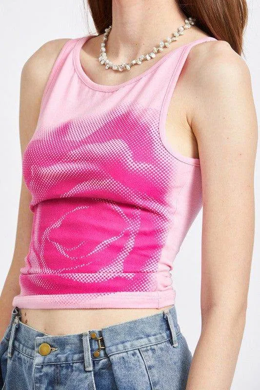 Emory Park | Screen Print Boat Neck Tank Top