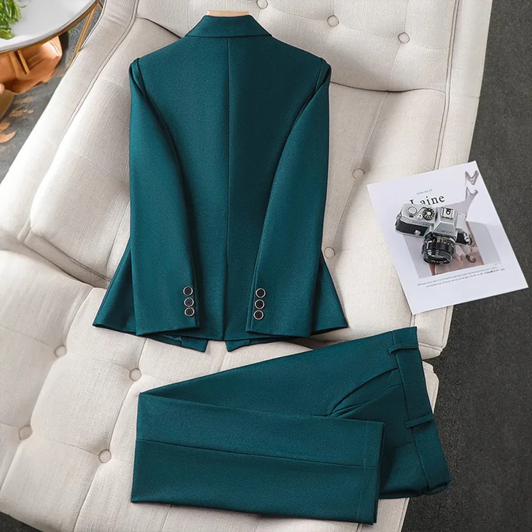 Ensemble blazer et pantalon élégant LAURA
