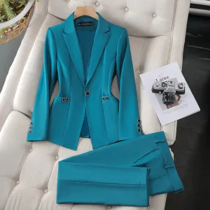 Ensemble blazer et pantalon élégant LAURA