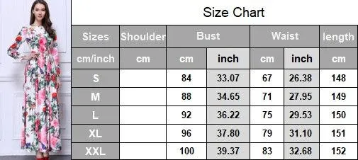 FashionSierra - Roses Printed Ruched Waist Elegant Long Dresses