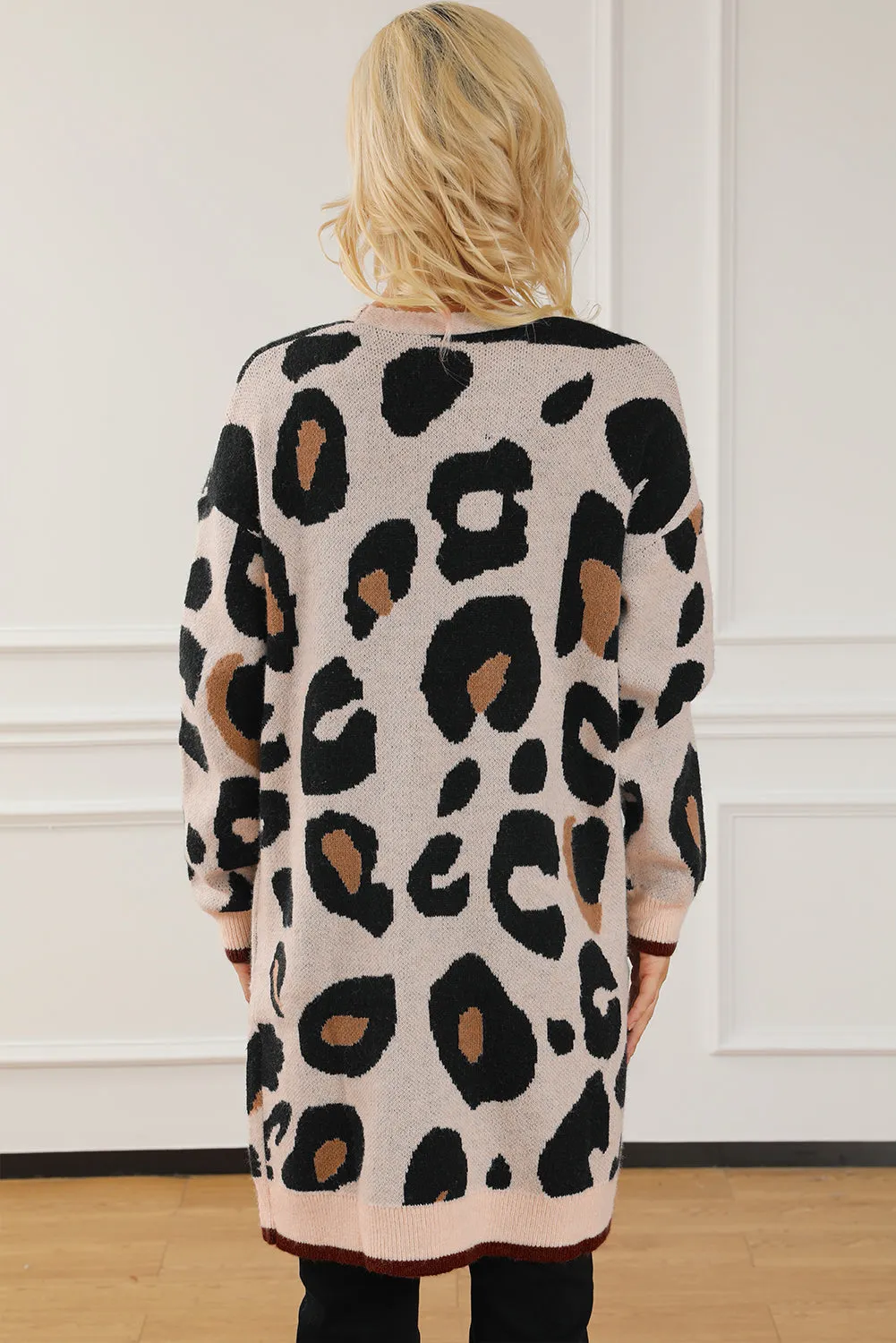 (Final Sale) Leopard Open Cardigan
