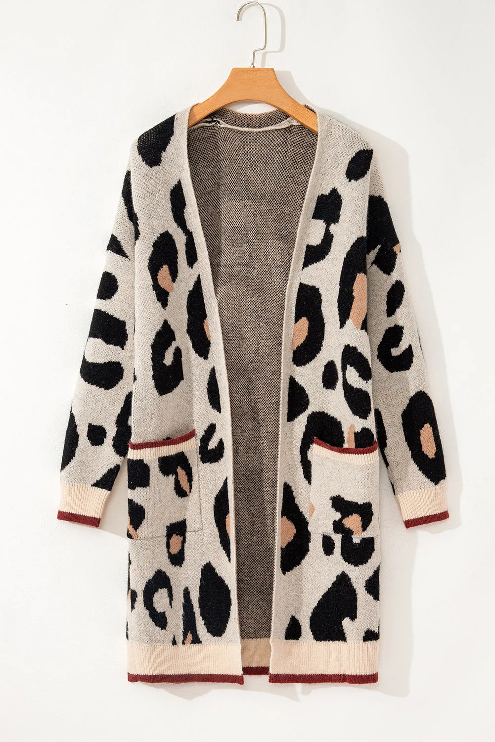 (Final Sale) Leopard Open Cardigan