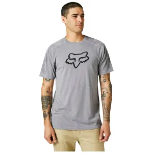 FOX DVIDE SS TECH TEE [HEATHER GRAPHITE]