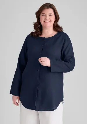 Gotcha Blouse - Linen Cardigan