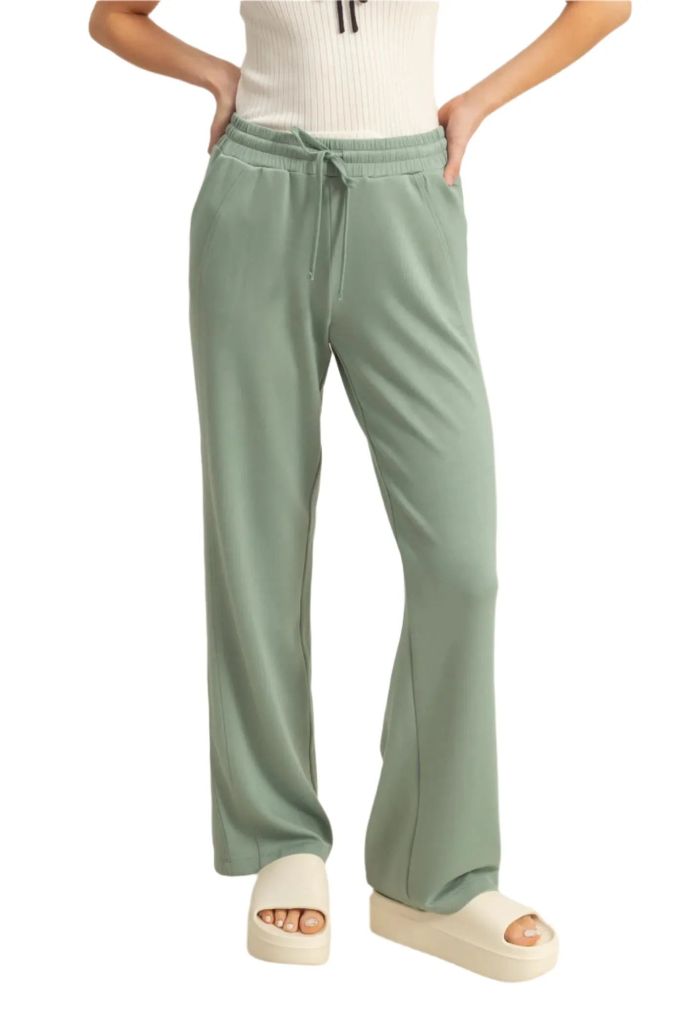 Grace High Waisted Drawstring Pants