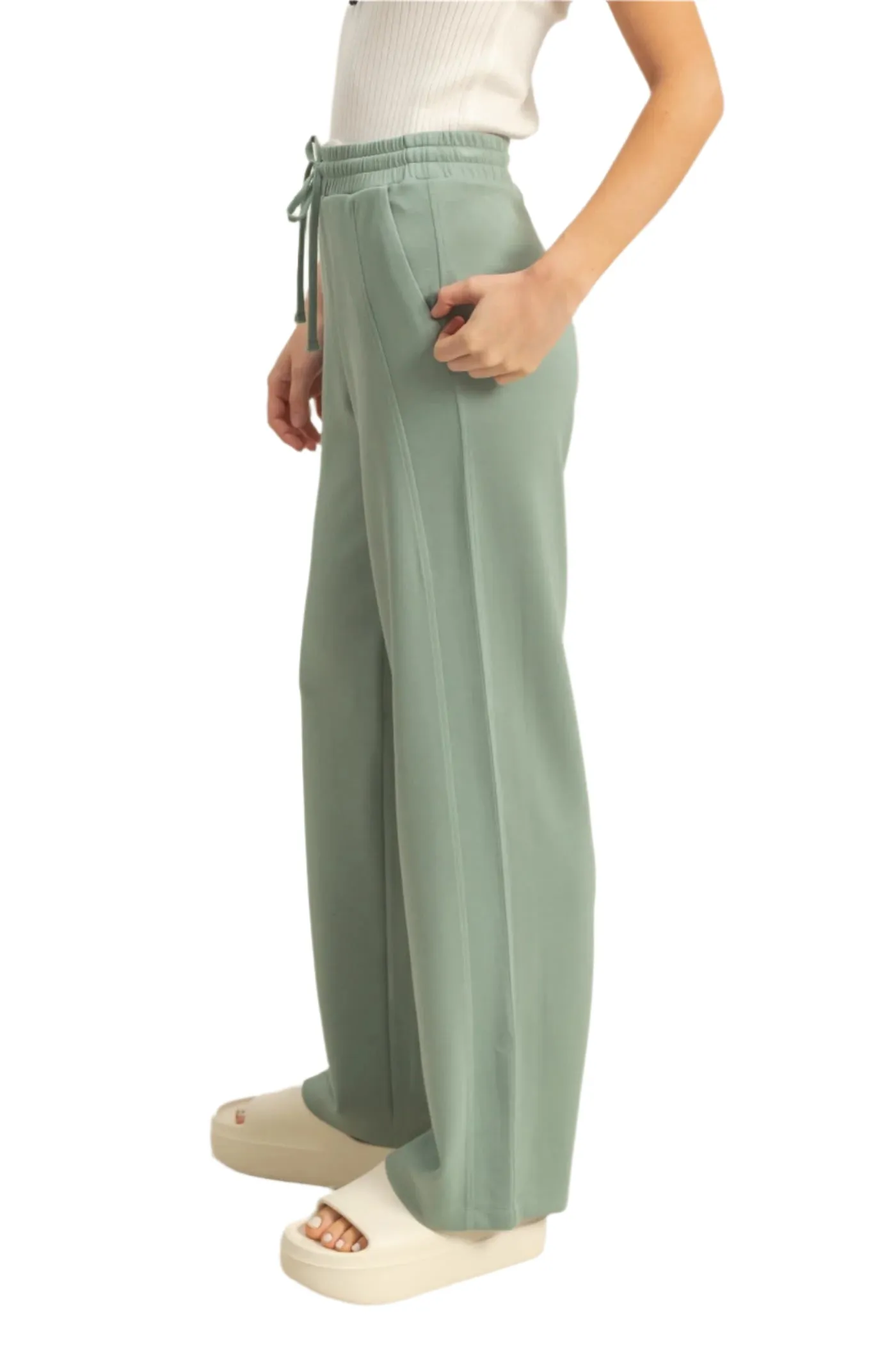 Grace High Waisted Drawstring Pants