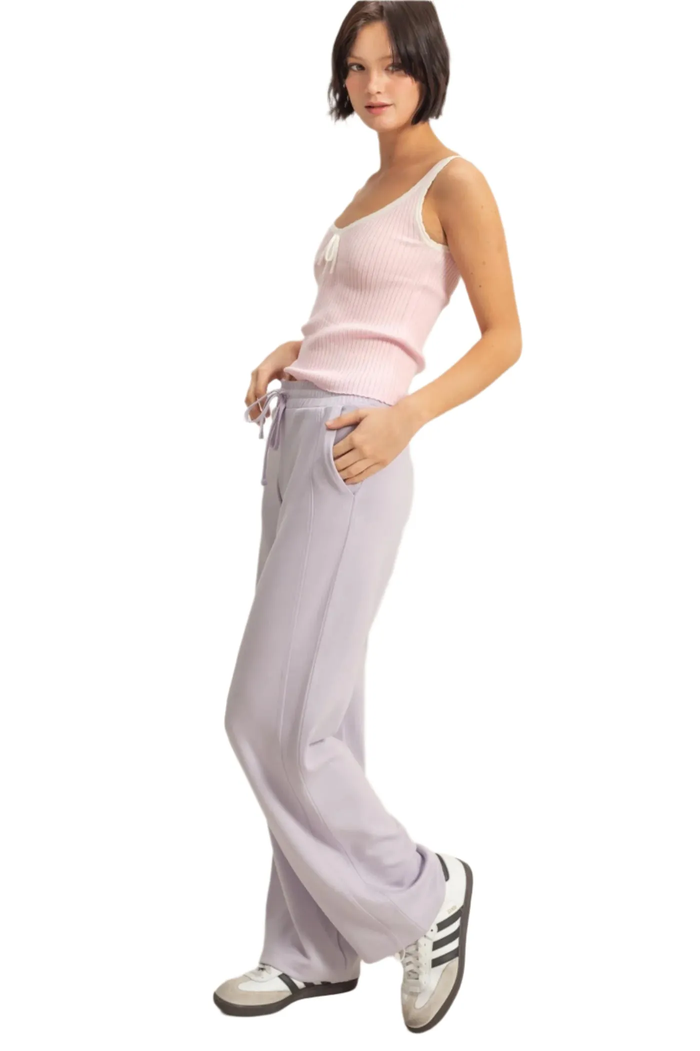 Grace High Waisted Drawstring Pants