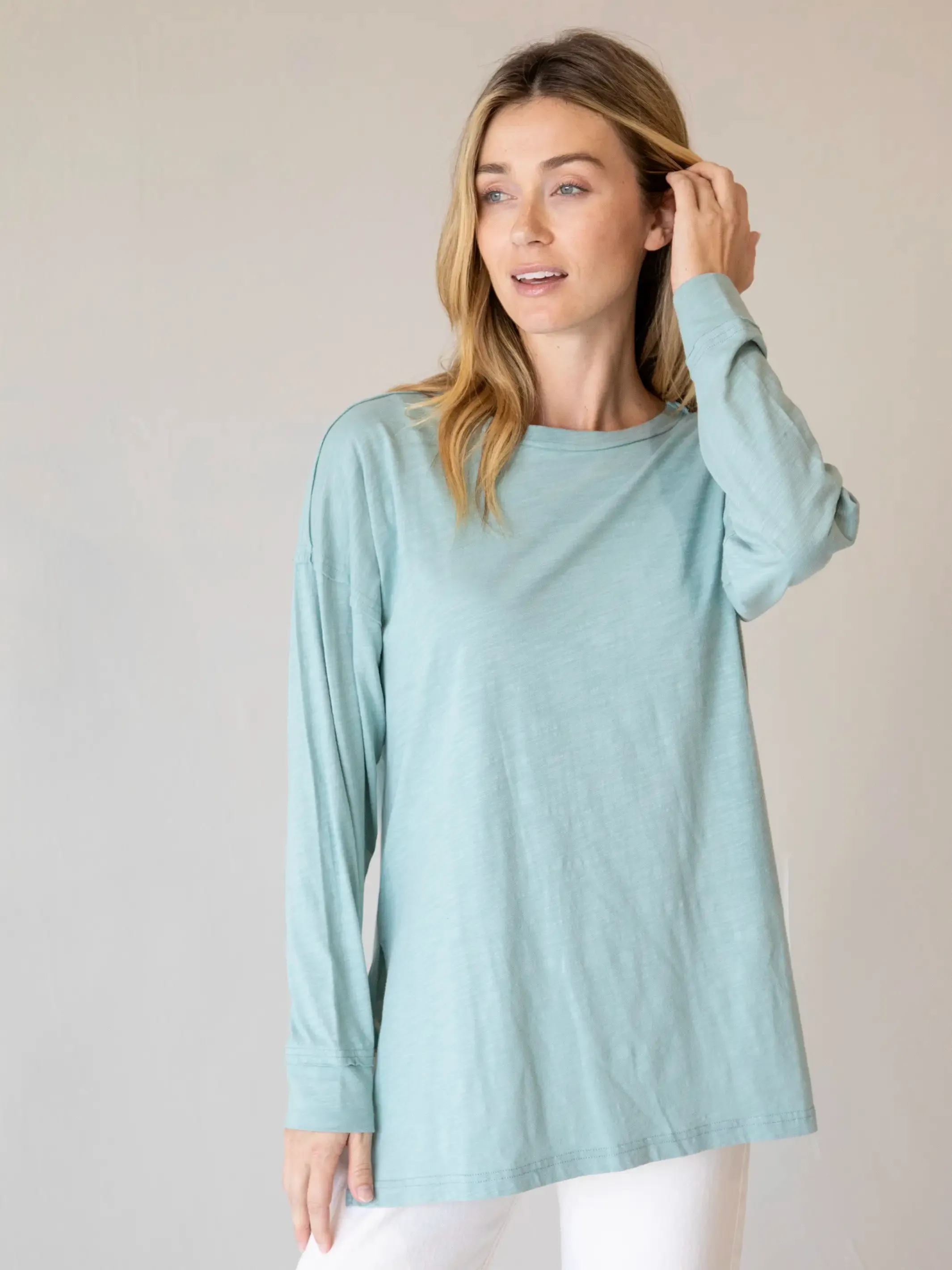 Hang Around Cotton Tunic - Bay