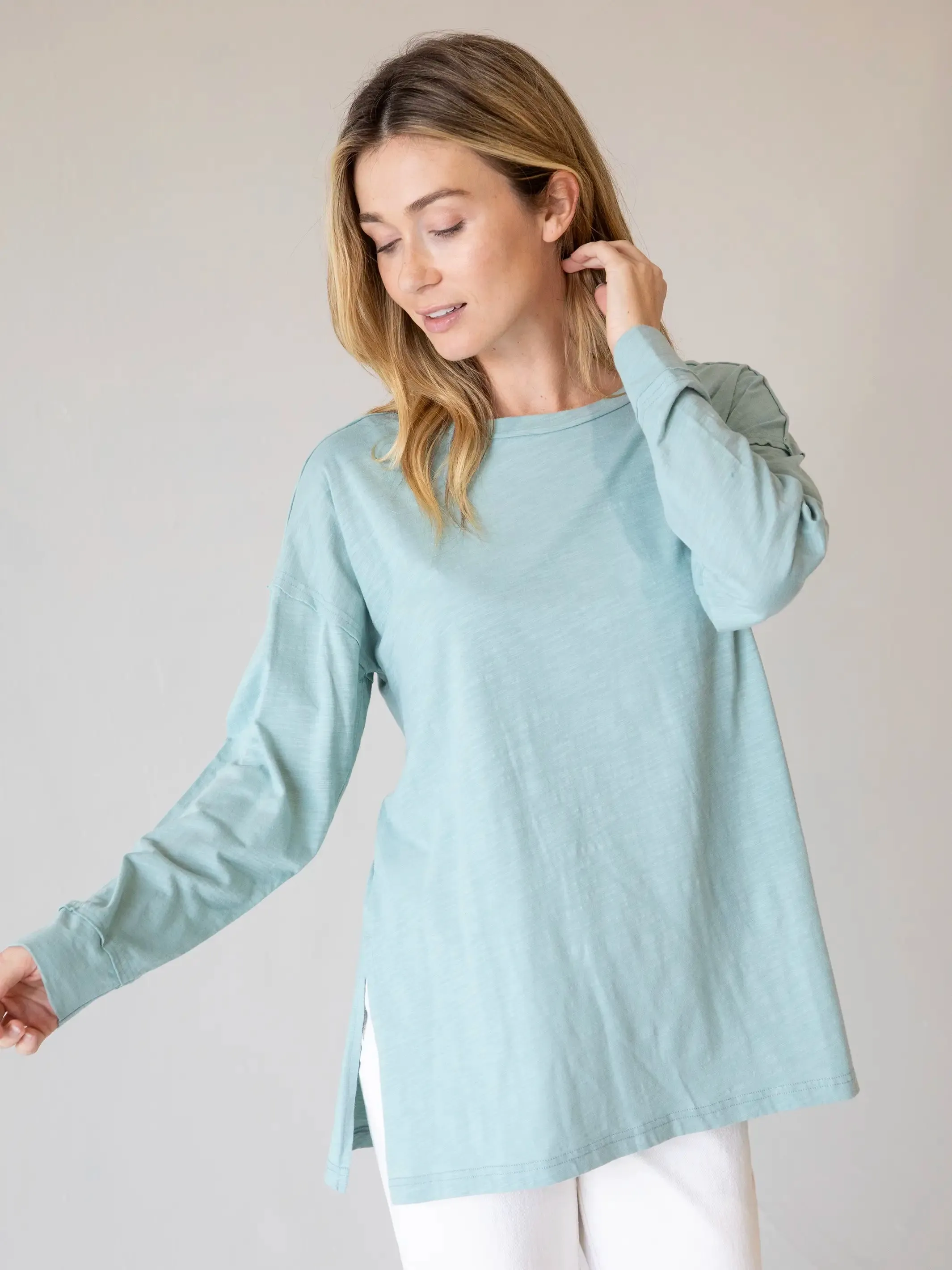 Hang Around Cotton Tunic - Bay