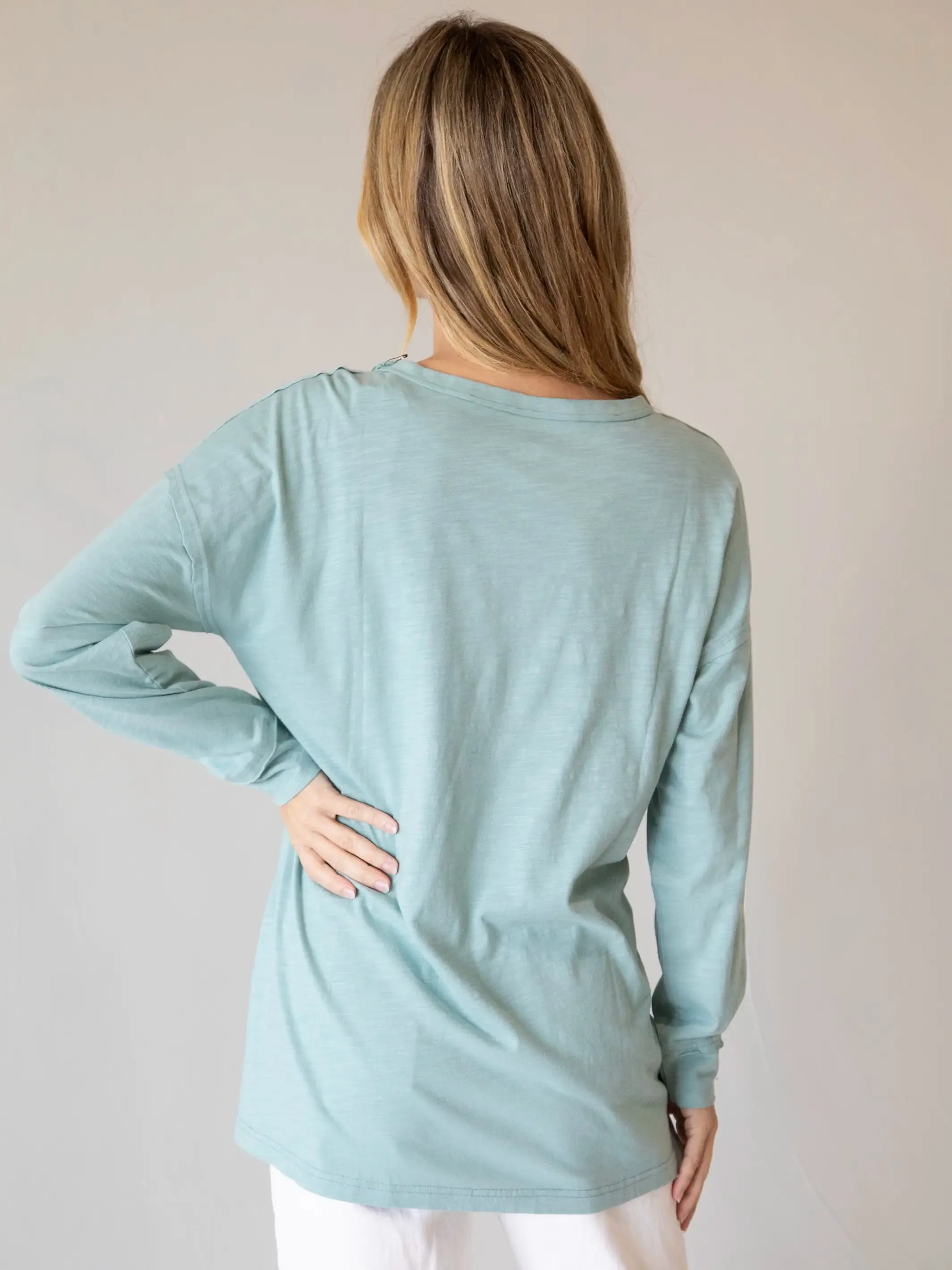 Hang Around Cotton Tunic - Bay