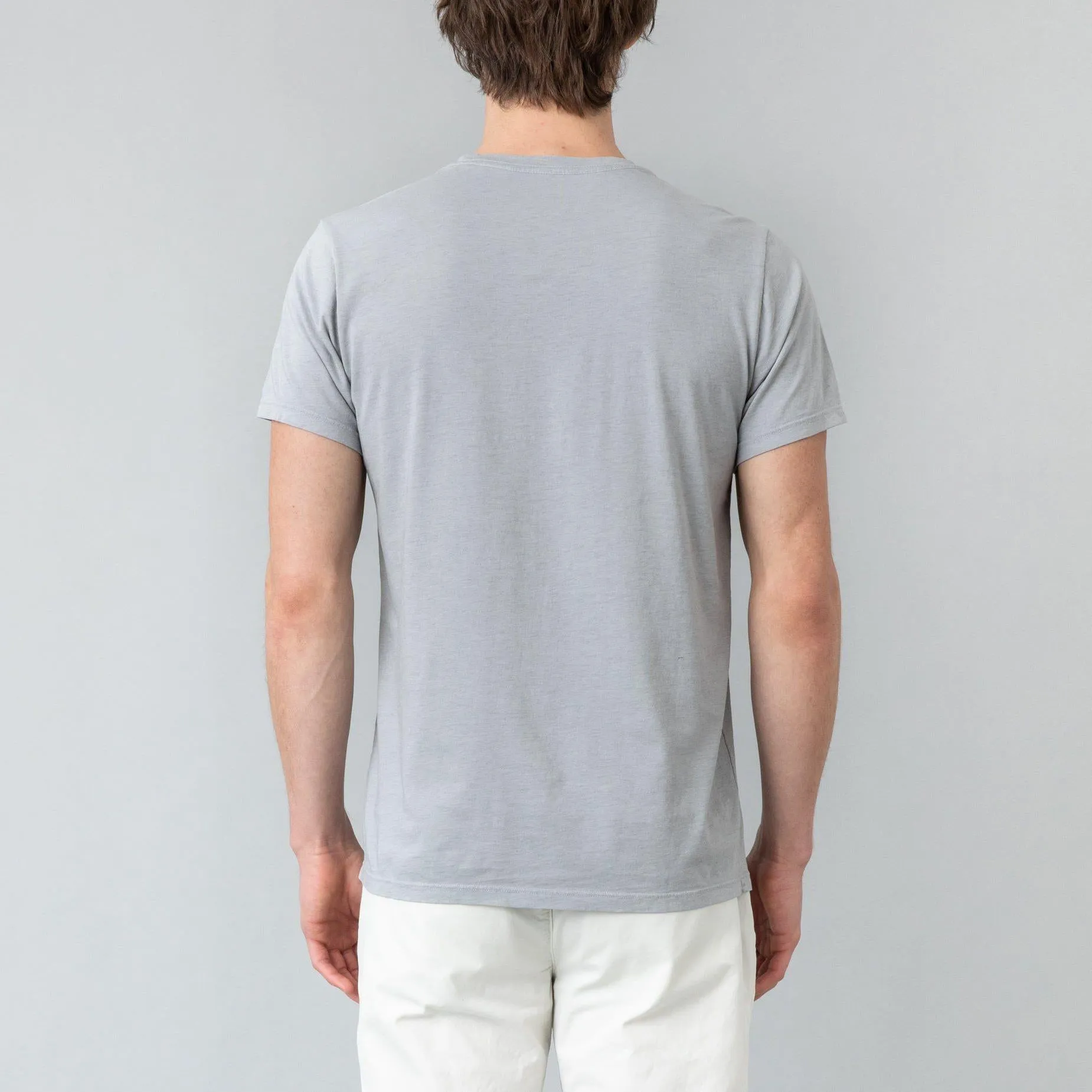 Heather Crew Tee (Arctic Grey)