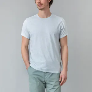 Heather Crew Tee (Pale Blue)