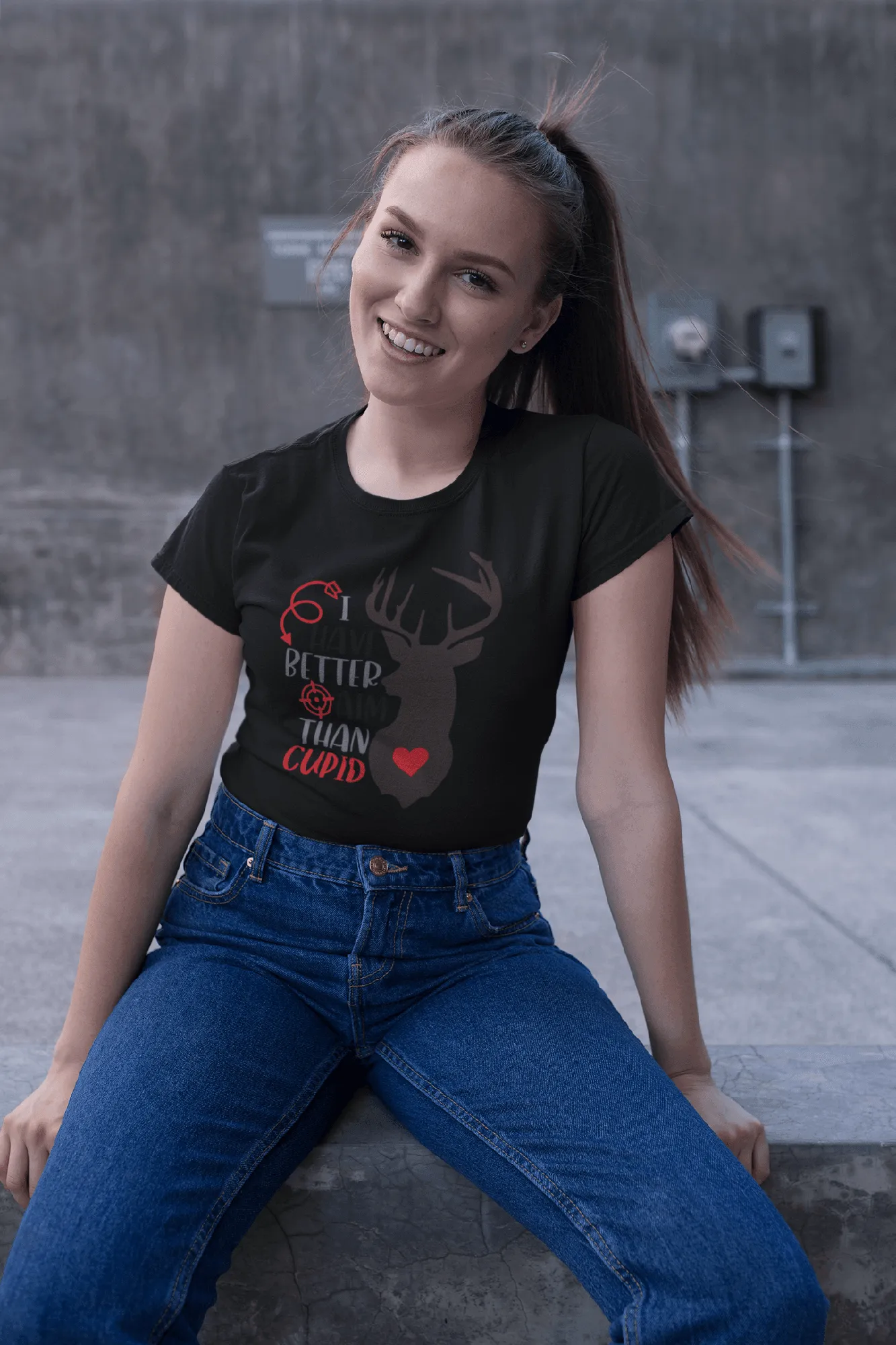 I HAVE BETTER AIM THAN CUPID T-shirt