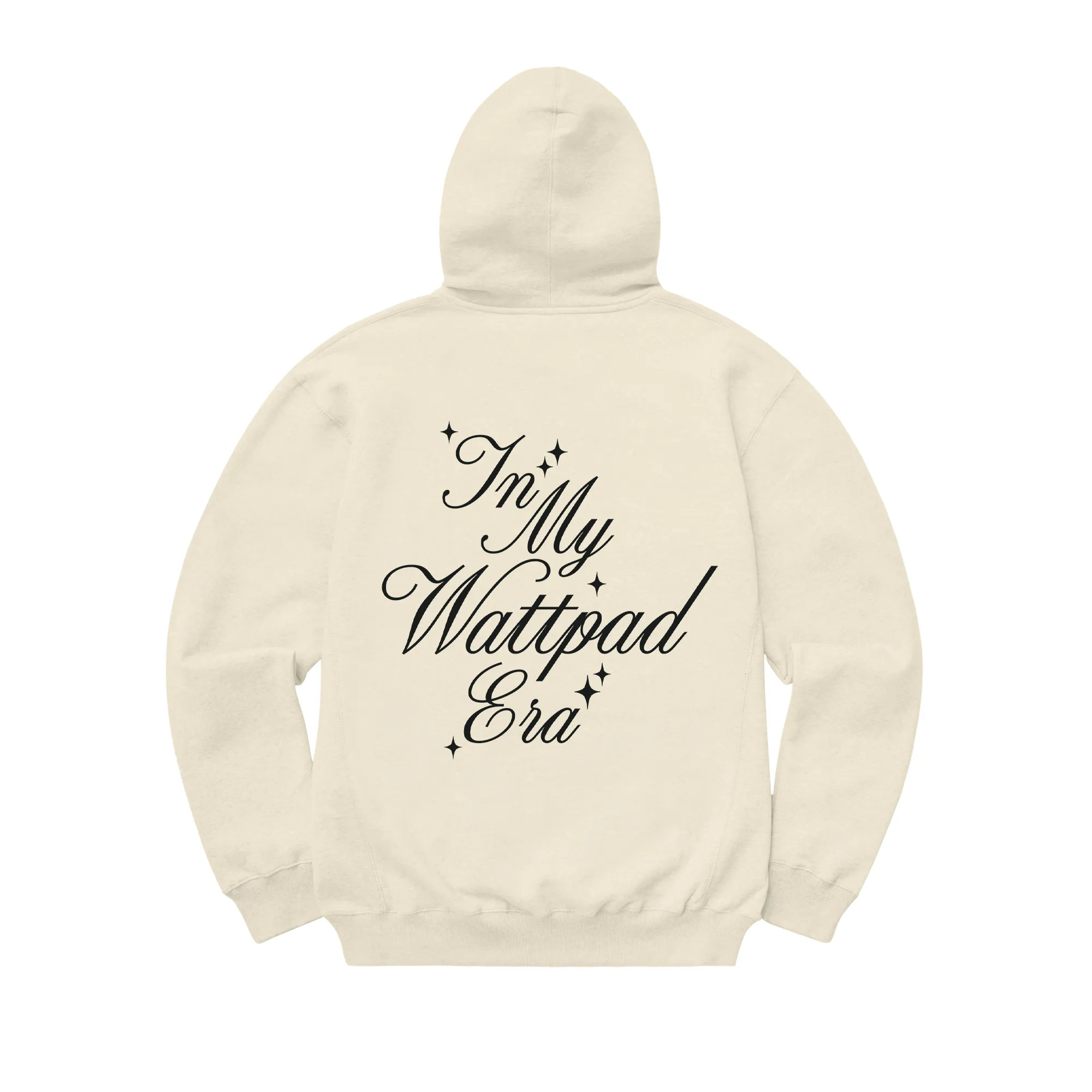 IN MY WATTPAD ERA HOODIE -  BONE