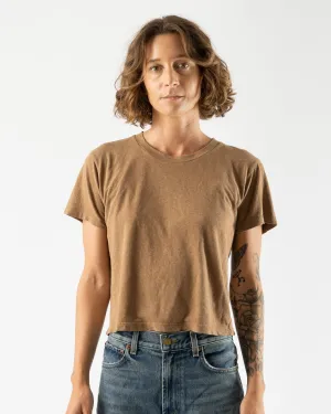 Jungmaven Cropped Lorel Tee in Coyote